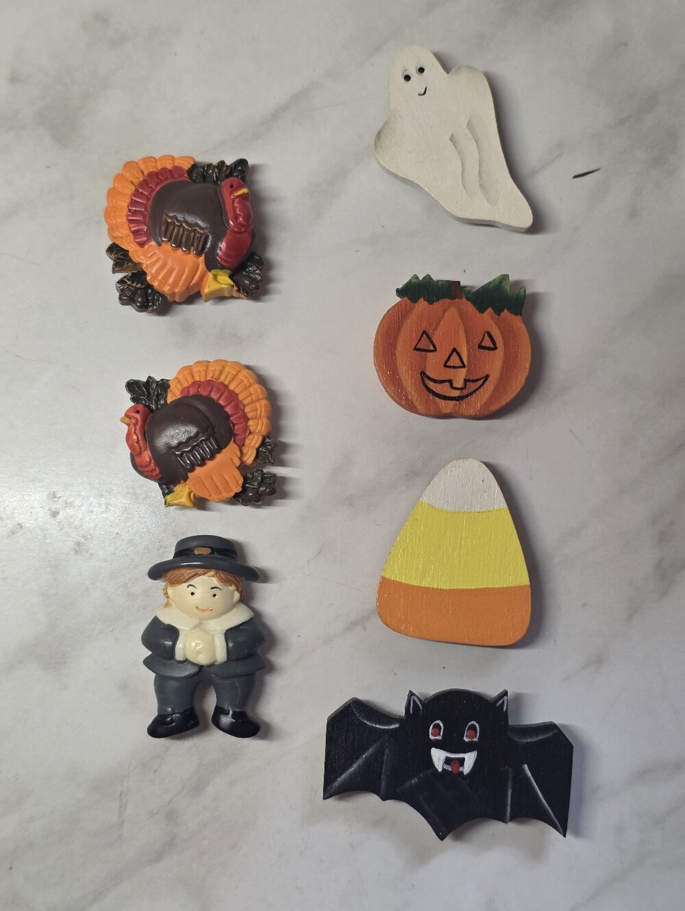Halloween & Thanksgiving Button Covers
